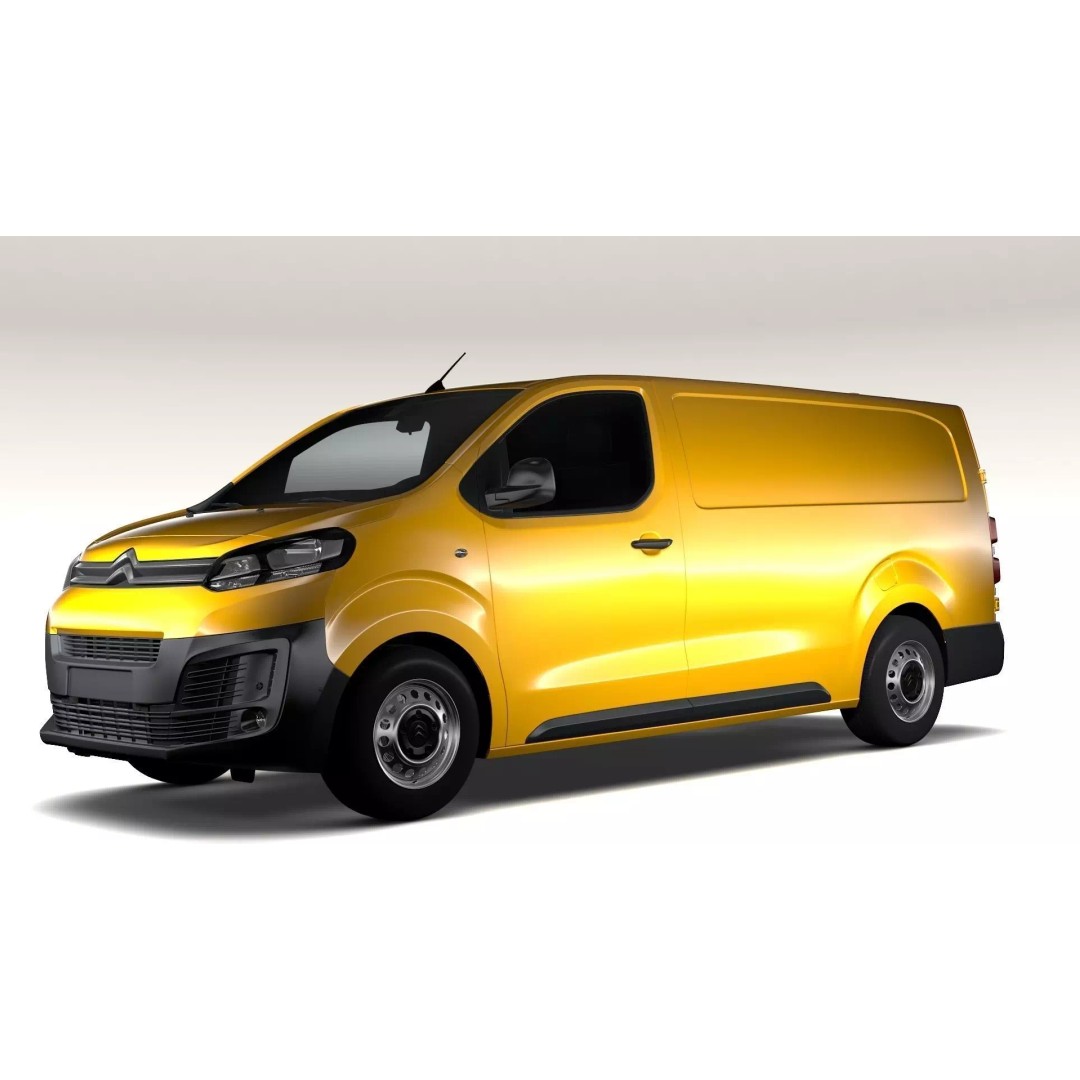 Citroen Jumpy L3 2017 3D Model – High-Quality Utility Van, FBX - View 2
