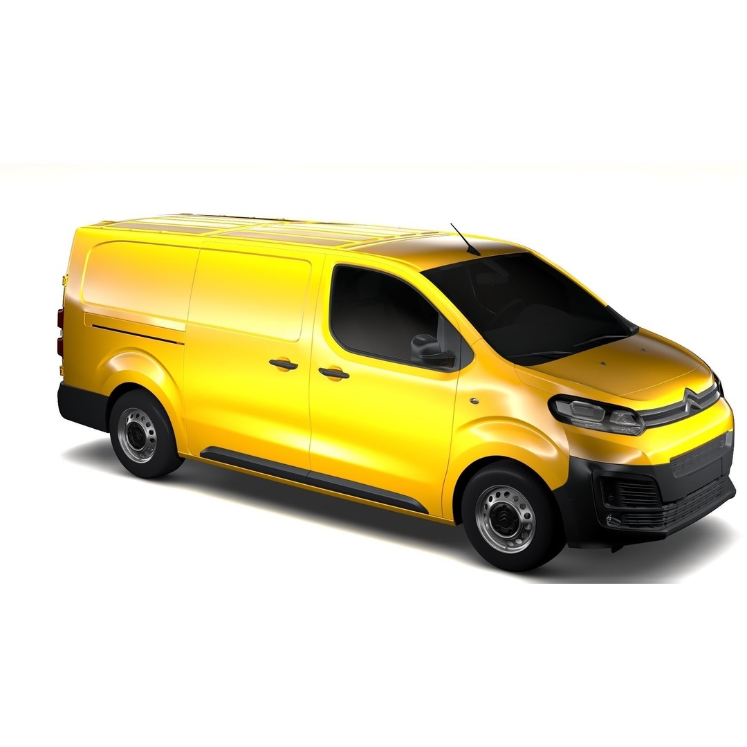 Citroen Jumpy L3 2017 3D Model – High-Quality Utility Van, FBX - View 5