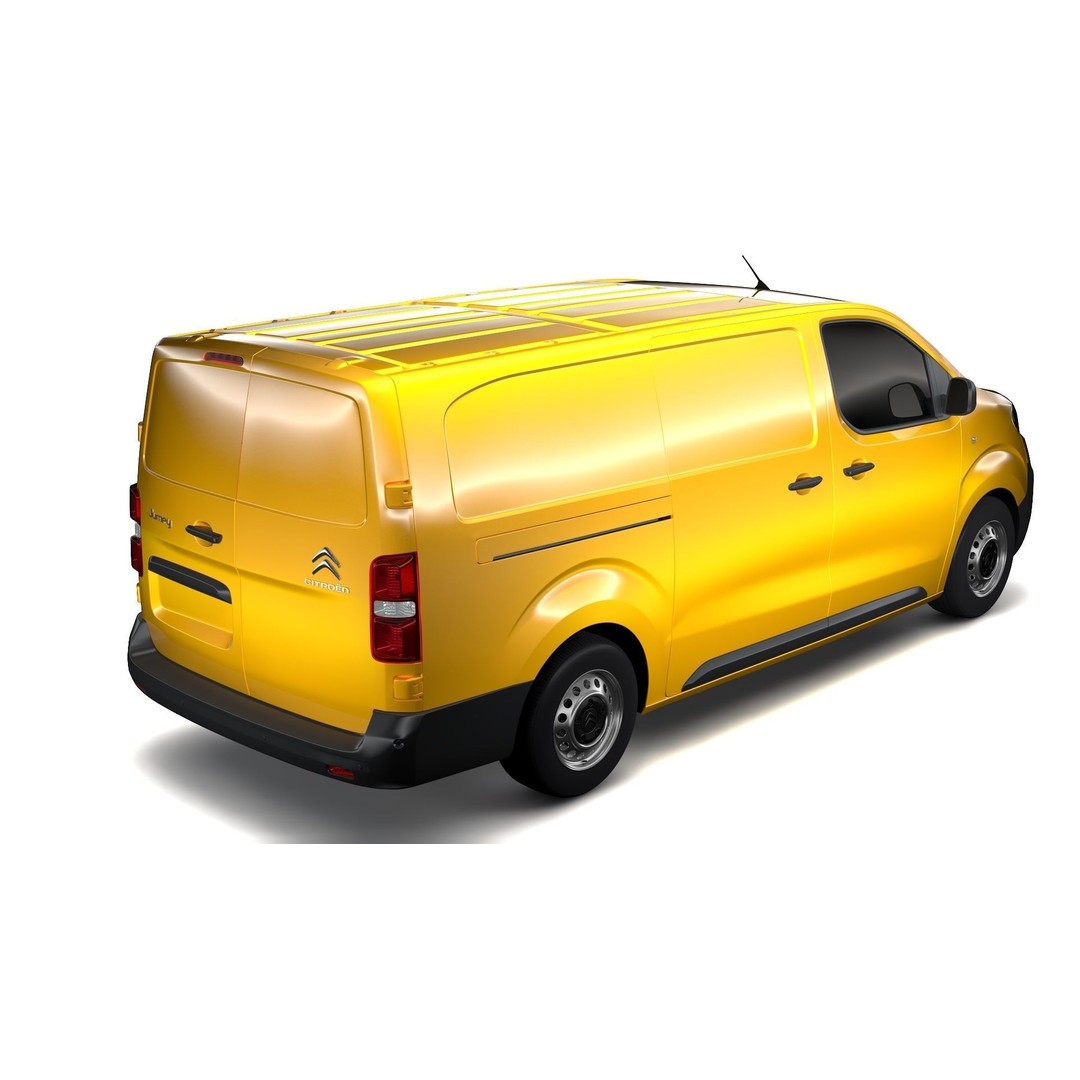 Citroen Jumpy L3 2017 3D Model – High-Quality Utility Van, FBX - View 6