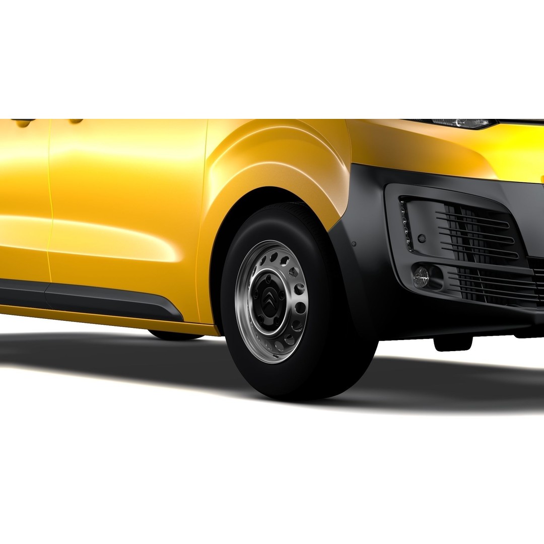 Citroen Jumpy L3 2017 3D Model – High-Quality Utility Van, FBX - View 7