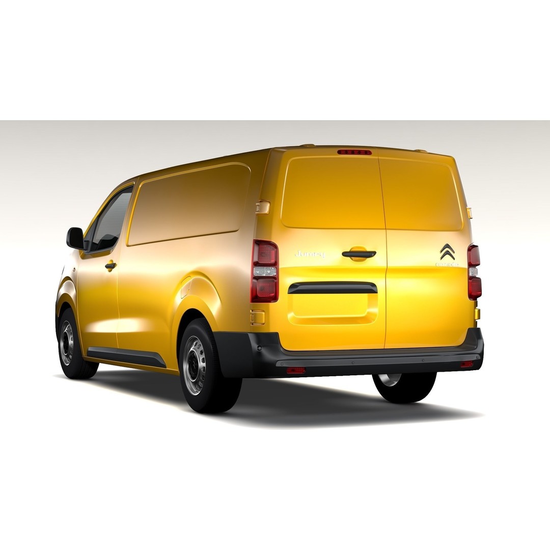 Citroen Jumpy L3 2017 3D Model – High-Quality Utility Van, FBX - View 8