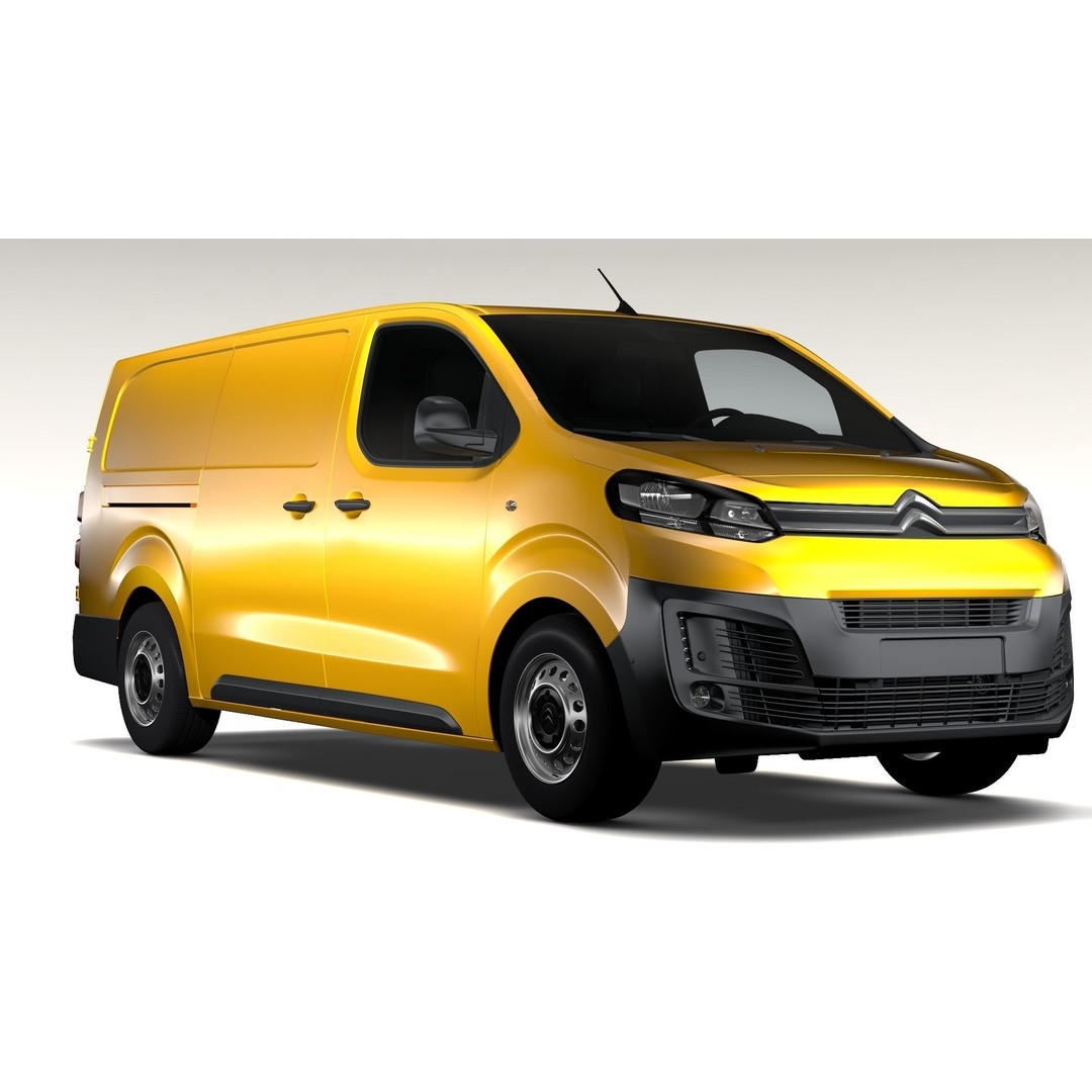 Citroen Jumpy L3 2017 3D Model – High-Quality Utility Van, FBX - View 9