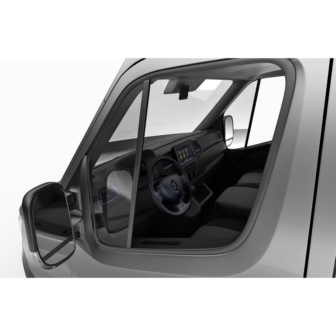 Renault Master Van L2H2 3D Model – High Poly Cargo Vehicle, FBX, OBJ - View 14
