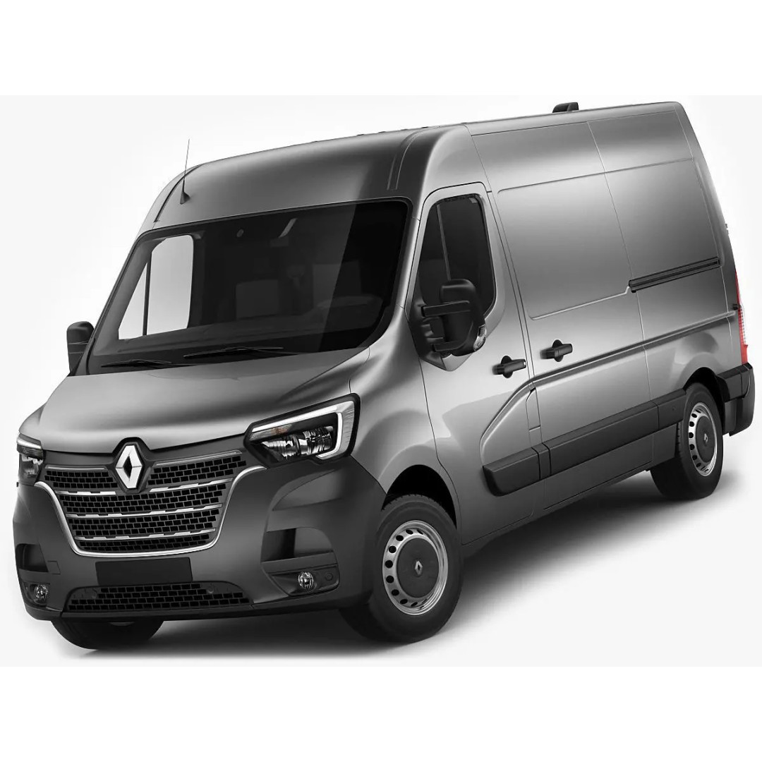 Renault Master Van L2H2 3D Model – High Poly Cargo Vehicle, FBX, OBJ - View 2