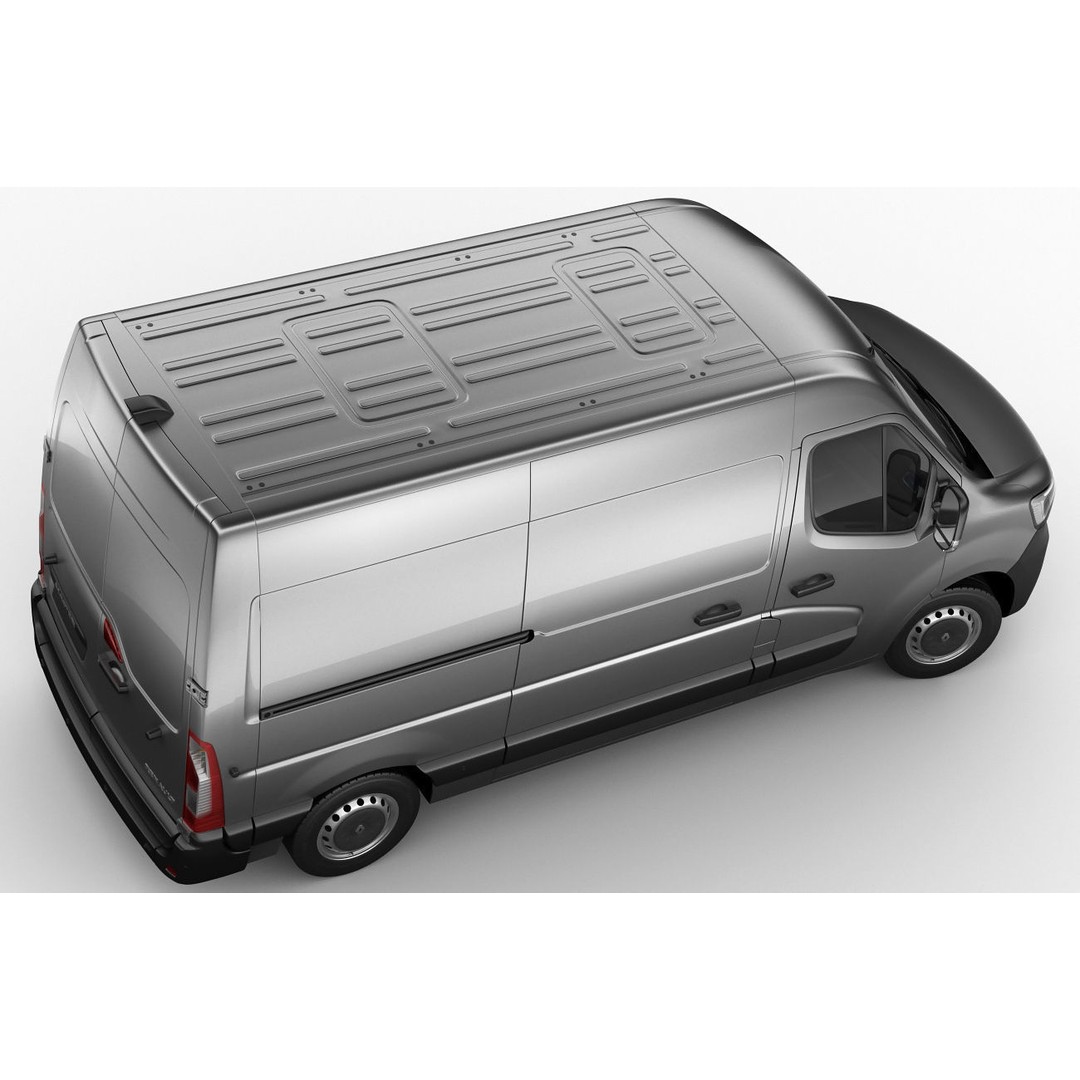 Renault Master Van L2H2 3D Model – High Poly Cargo Vehicle, FBX, OBJ - View 8