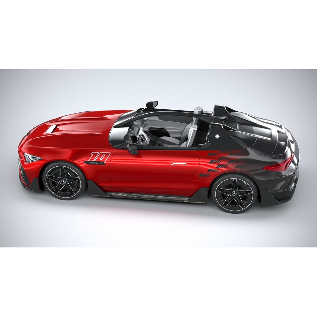 Mercedes-Benz PureSpeed AMG 2024 3D Model – High Poly Car Asset, FBX, OBJ - View 11