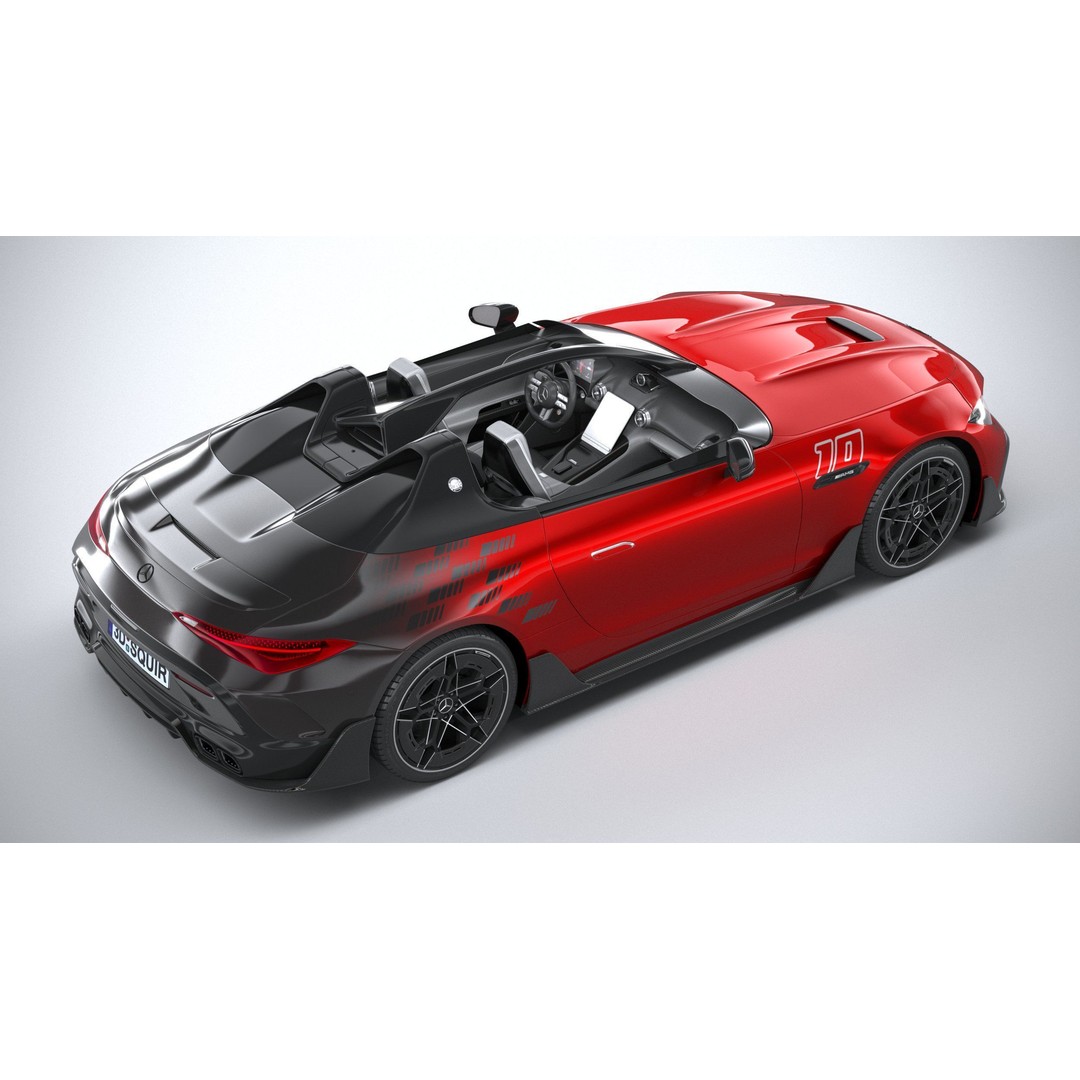 Mercedes-Benz PureSpeed AMG 2024 3D Model – High Poly Car Asset, FBX, OBJ - View 12