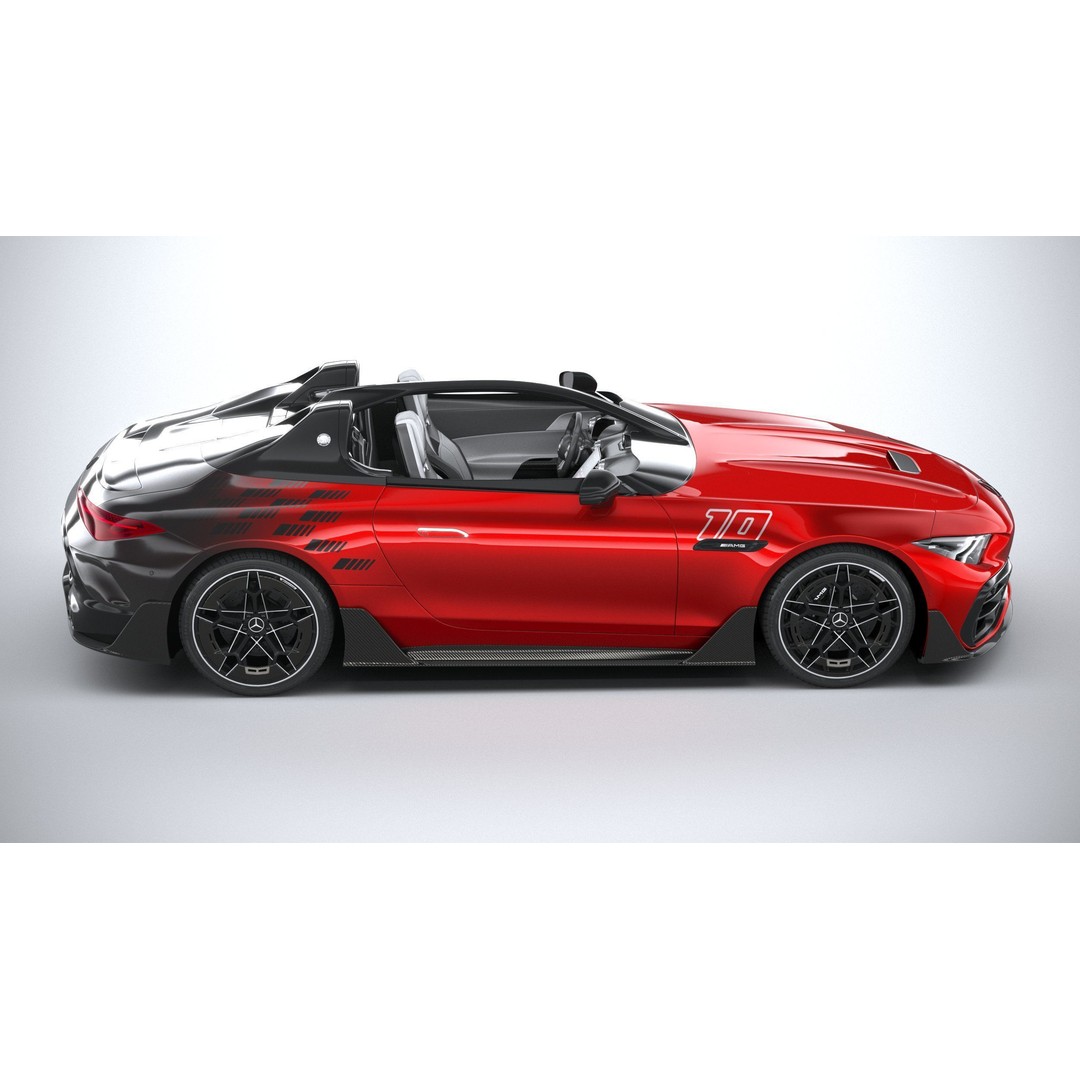 Mercedes-Benz PureSpeed AMG 2024 3D Model – High Poly Car Asset, FBX, OBJ - View 13