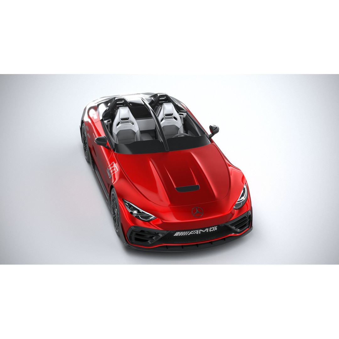 Mercedes-Benz PureSpeed AMG 2024 3D Model – High Poly Car Asset, FBX, OBJ - View 14