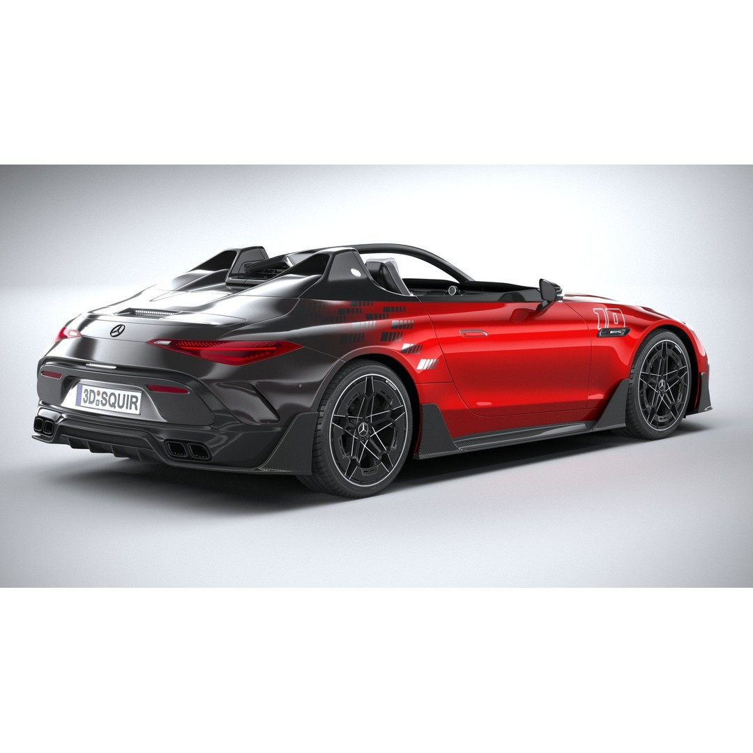 Mercedes-Benz PureSpeed AMG 2024 3D Model – High Poly Car Asset, FBX, OBJ - View 19