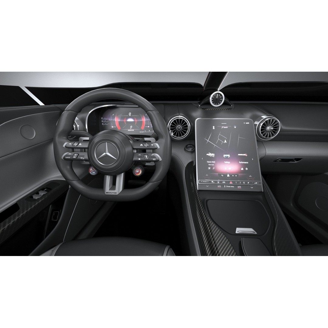 Mercedes-Benz PureSpeed AMG 2024 3D Model – High Poly Car Asset, FBX, OBJ - View 22