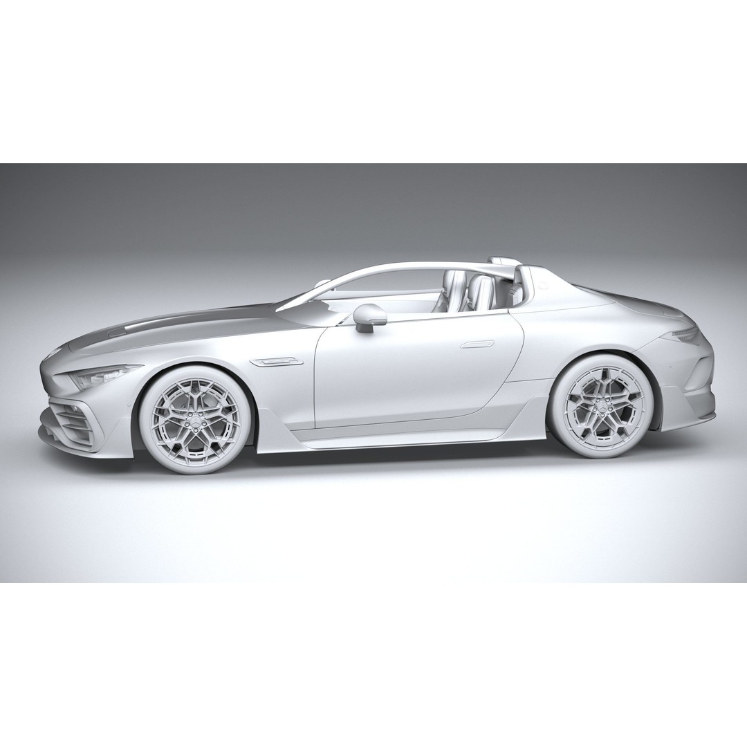 Mercedes-Benz PureSpeed AMG 2024 3D Model – High Poly Car Asset, FBX, OBJ - View 27