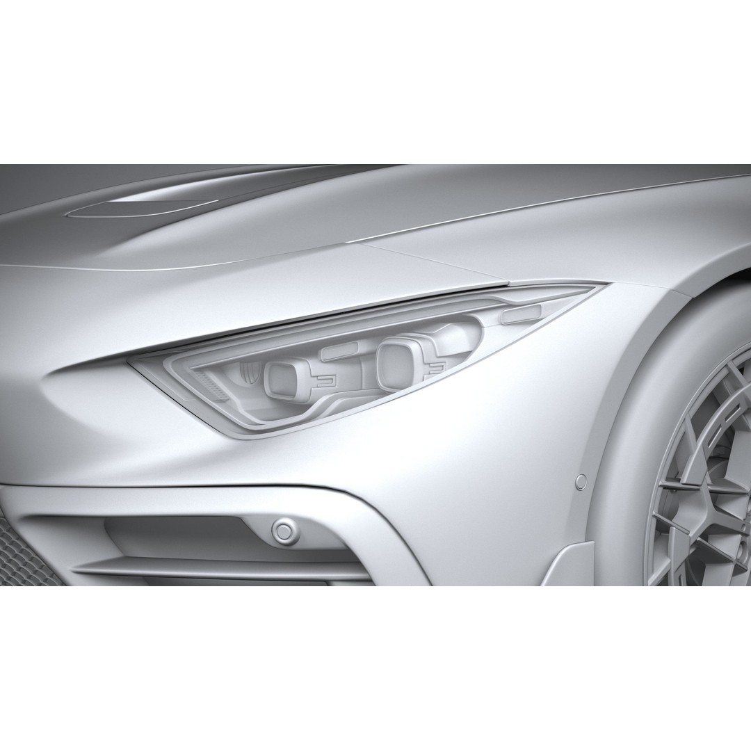Mercedes-Benz PureSpeed AMG 2024 3D Model – High Poly Car Asset, FBX, OBJ - View 28