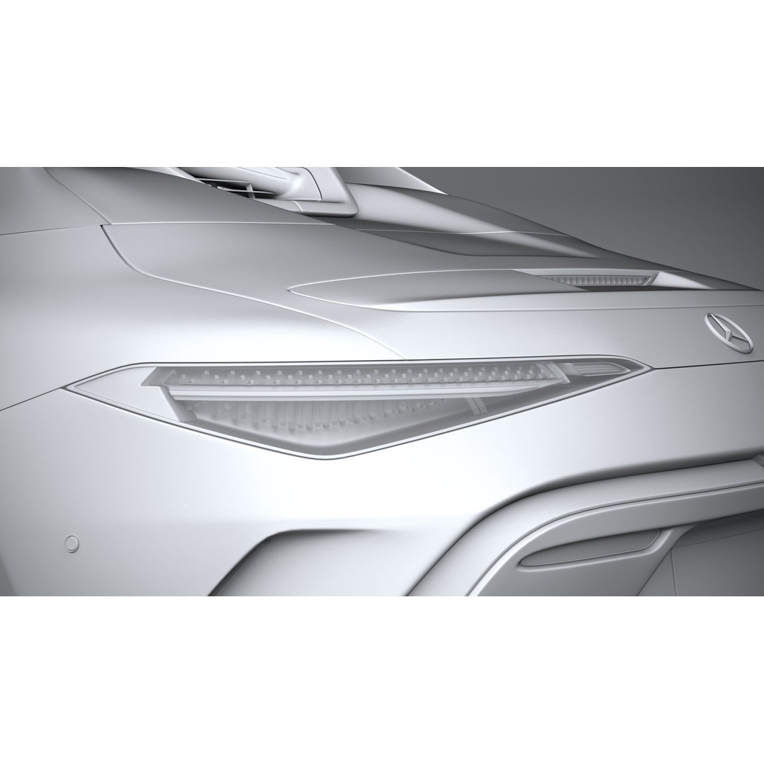 Mercedes-Benz PureSpeed AMG 2024 3D Model – High Poly Car Asset, FBX, OBJ - View 29