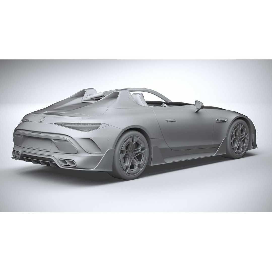 Mercedes-Benz PureSpeed AMG 2024 3D Model – High Poly Car Asset, FBX, OBJ - View 30