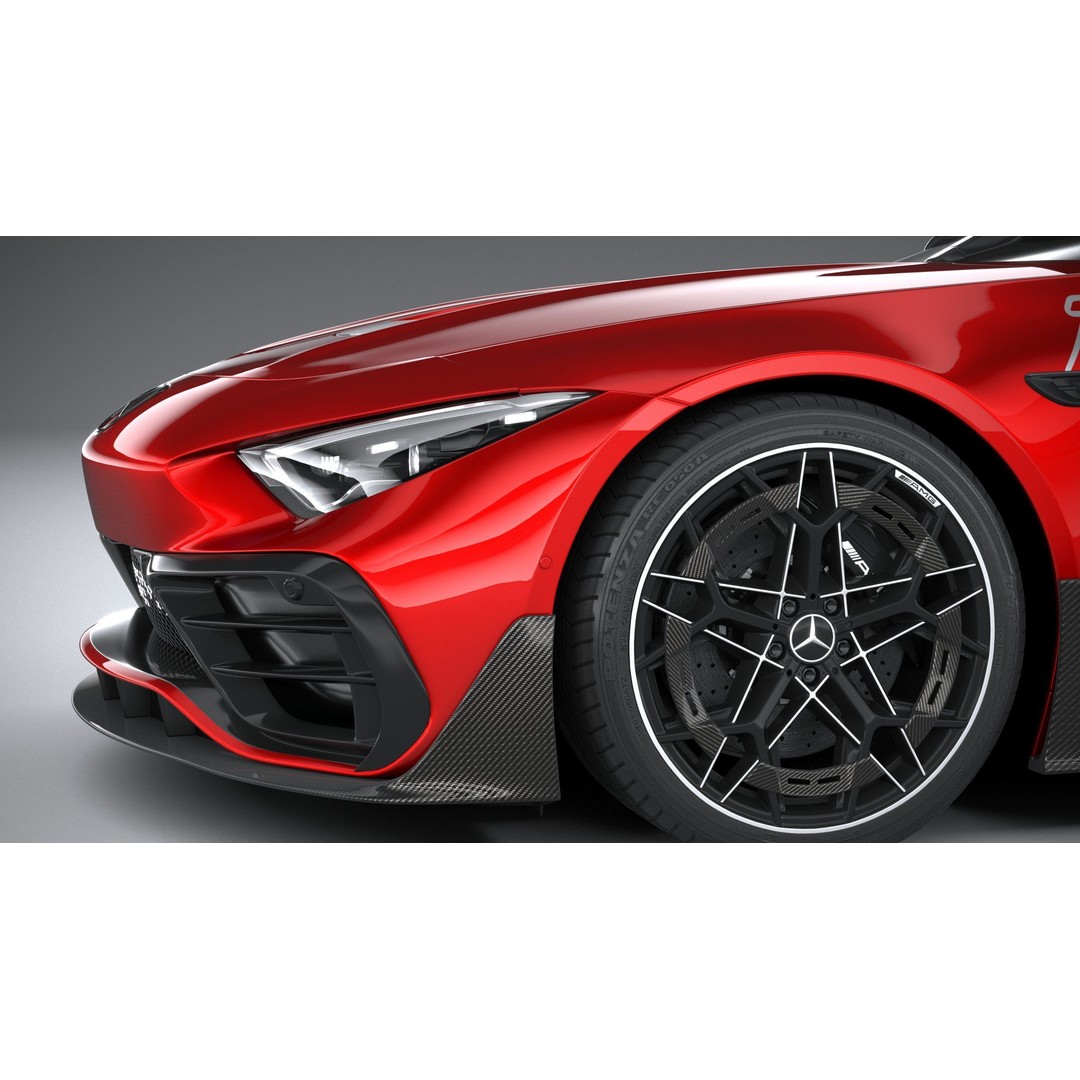 Mercedes-Benz PureSpeed AMG 2024 3D Model – High Poly Car Asset, FBX, OBJ - View 5