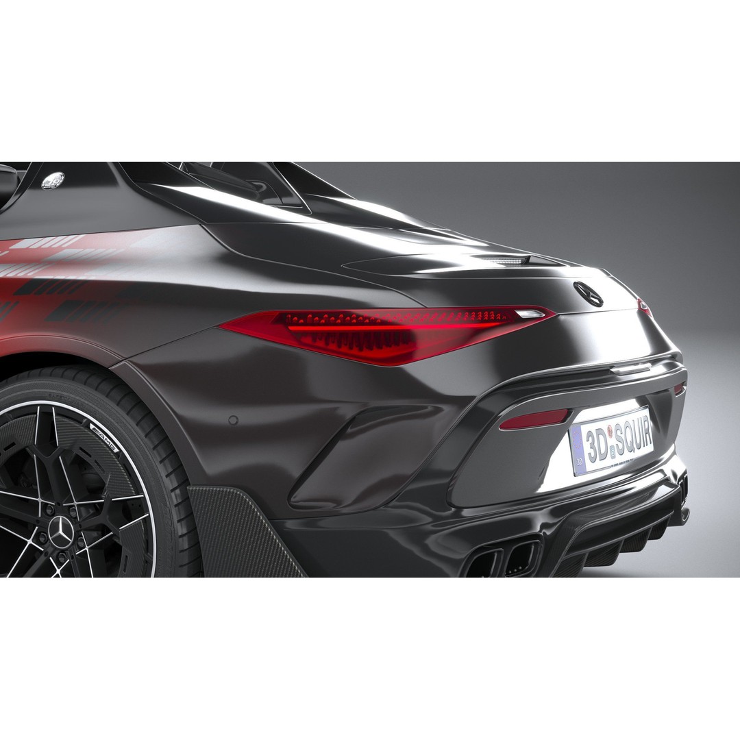 Mercedes-Benz PureSpeed AMG 2024 3D Model – High Poly Car Asset, FBX, OBJ - View 8
