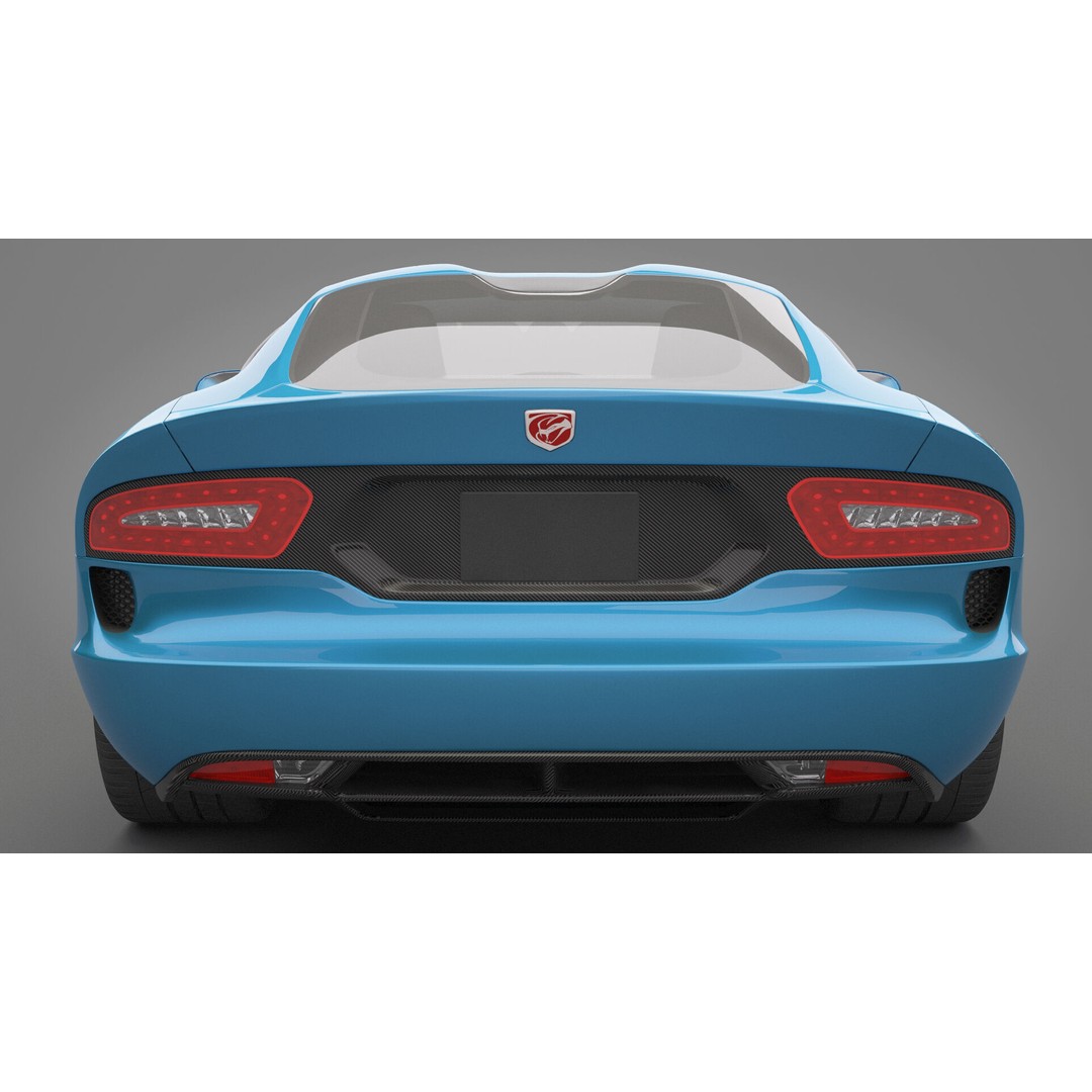 Dodge Viper 3D Model – High Poly Sport Car, FBX, OBJ, Game Ready - View 10
