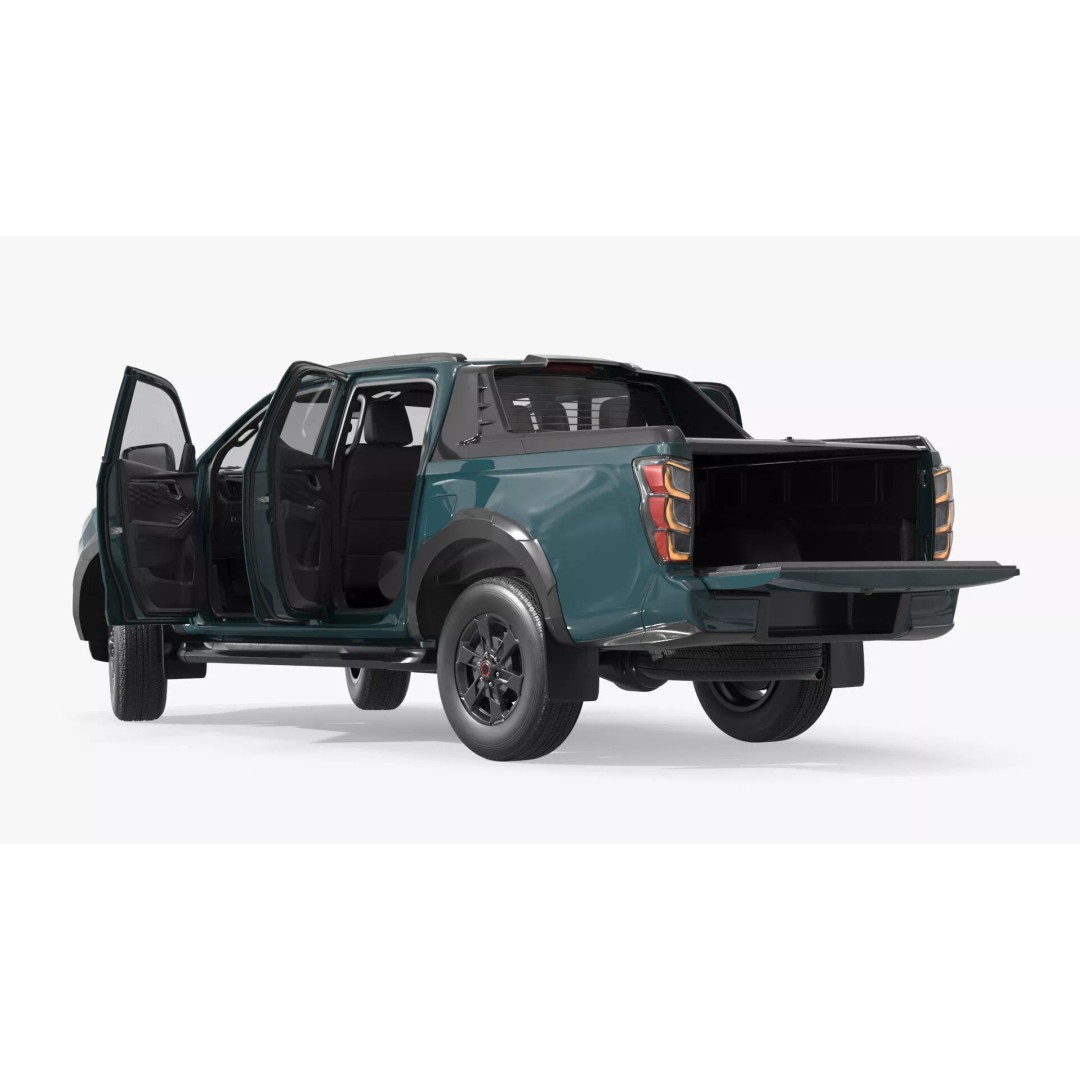 Isuzu D-MAX 3D Model – Rigged Pickup Truck for Maya, PBR Textures - View 11
