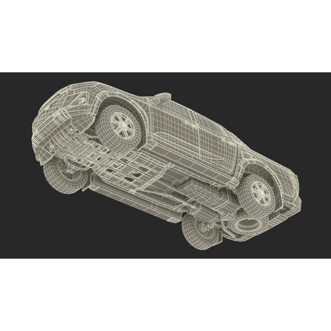 Isuzu D-MAX 3D Model – Rigged Pickup Truck for Maya, PBR Textures - View 32