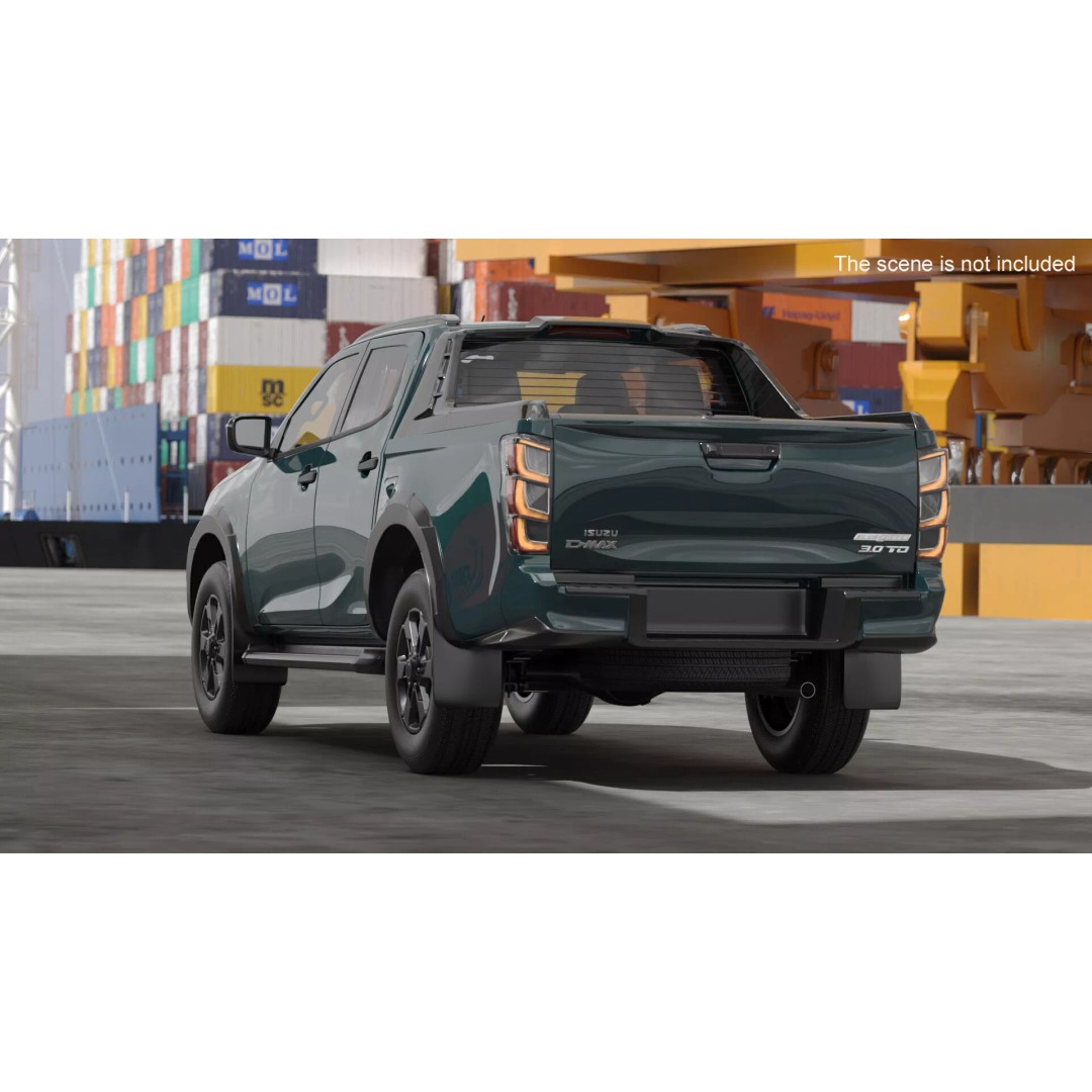 Isuzu D-MAX 3D Model – Rigged Pickup Truck for Maya, PBR Textures - View 5