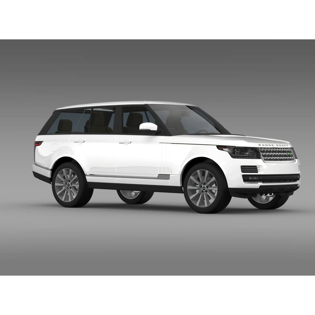 Range Rover Vogue SE SDV8 3D Model – High Poly Luxury SUV, FBX, OBJ - View 10