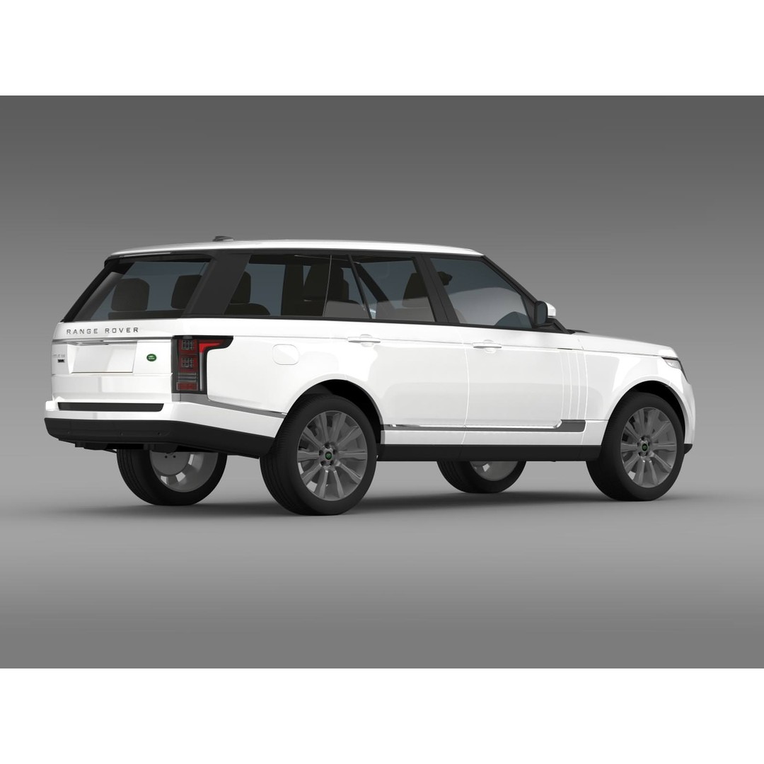 Range Rover Vogue SE SDV8 3D Model – High Poly Luxury SUV, FBX, OBJ - View 11