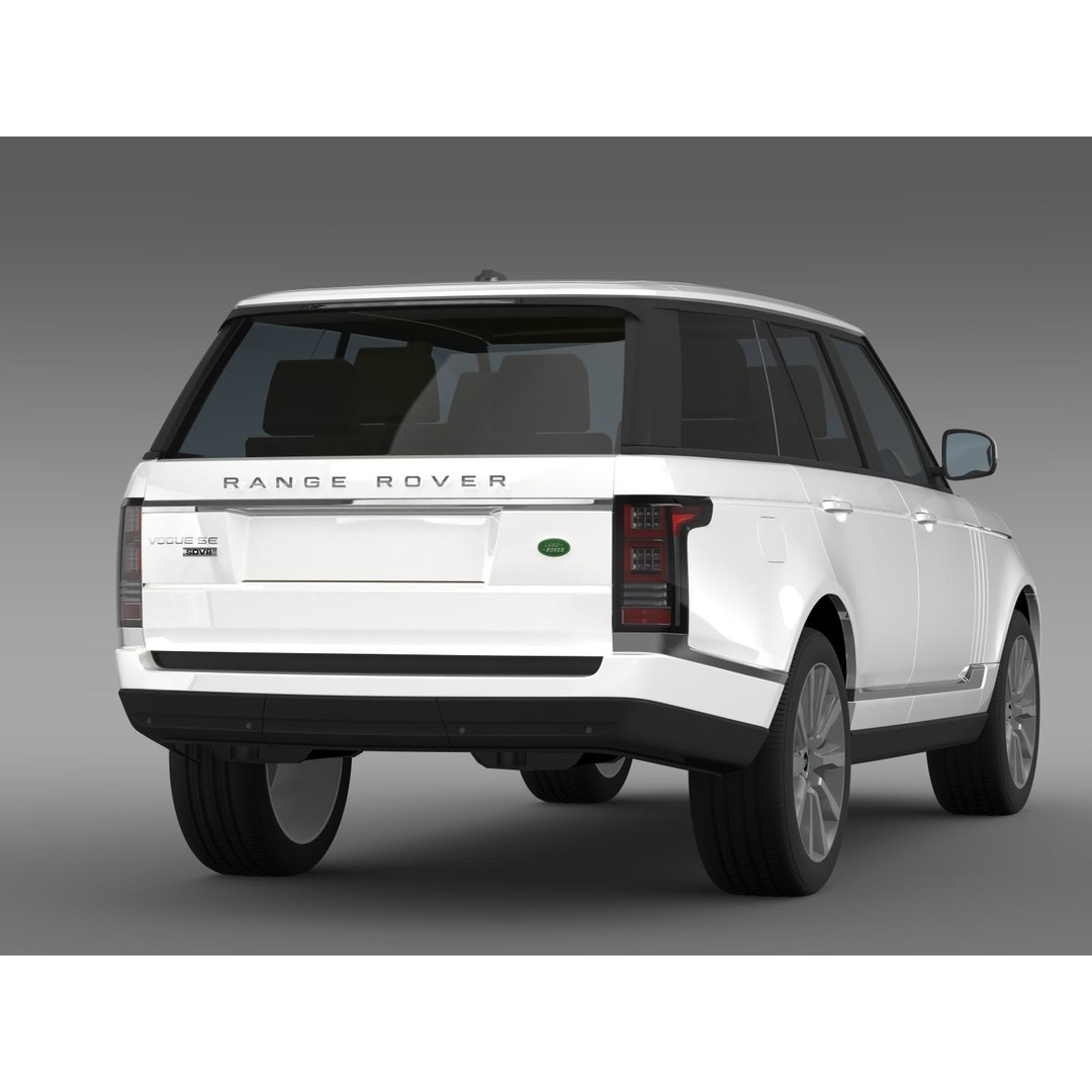 Range Rover Vogue SE SDV8 3D Model – High Poly Luxury SUV, FBX, OBJ - View 12