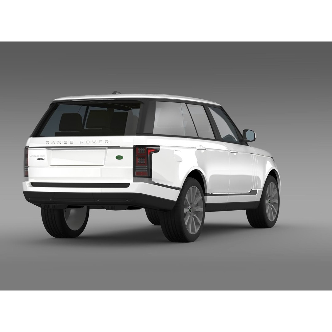 Range Rover Vogue SE SDV8 3D Model – High Poly Luxury SUV, FBX, OBJ - View 13