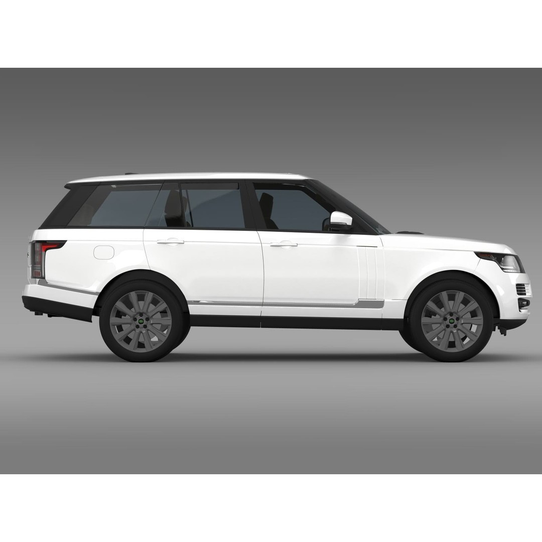 Range Rover Vogue SE SDV8 3D Model – High Poly Luxury SUV, FBX, OBJ - View 14