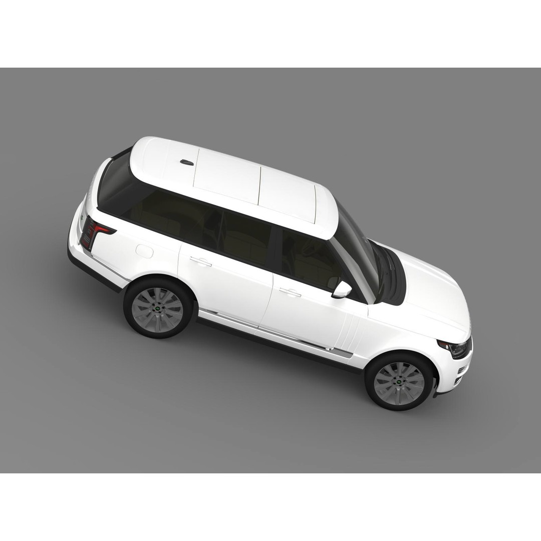 Range Rover Vogue SE SDV8 3D Model – High Poly Luxury SUV, FBX, OBJ - View 15