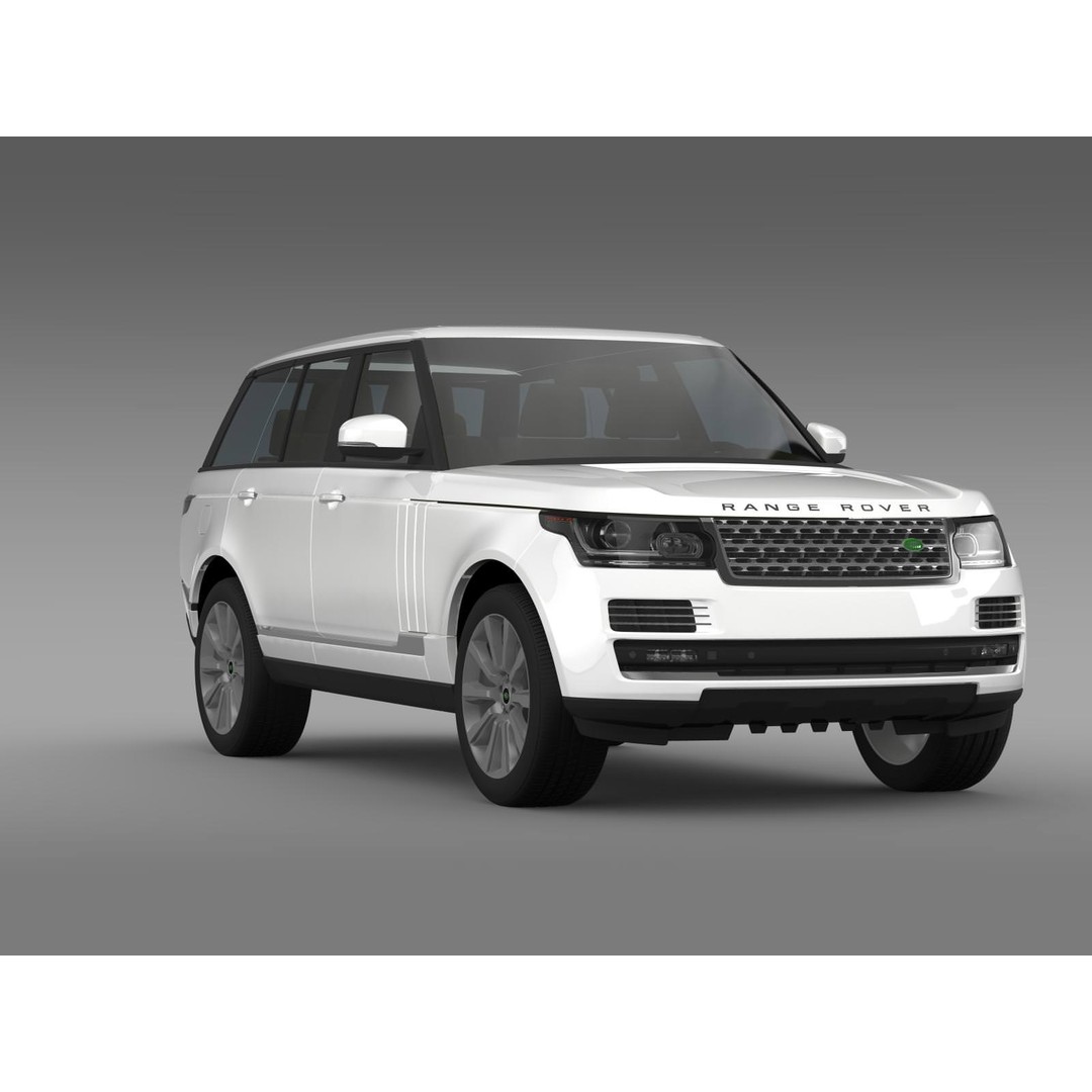 Range Rover Vogue SE SDV8 3D Model – High Poly Luxury SUV, FBX, OBJ - View 16
