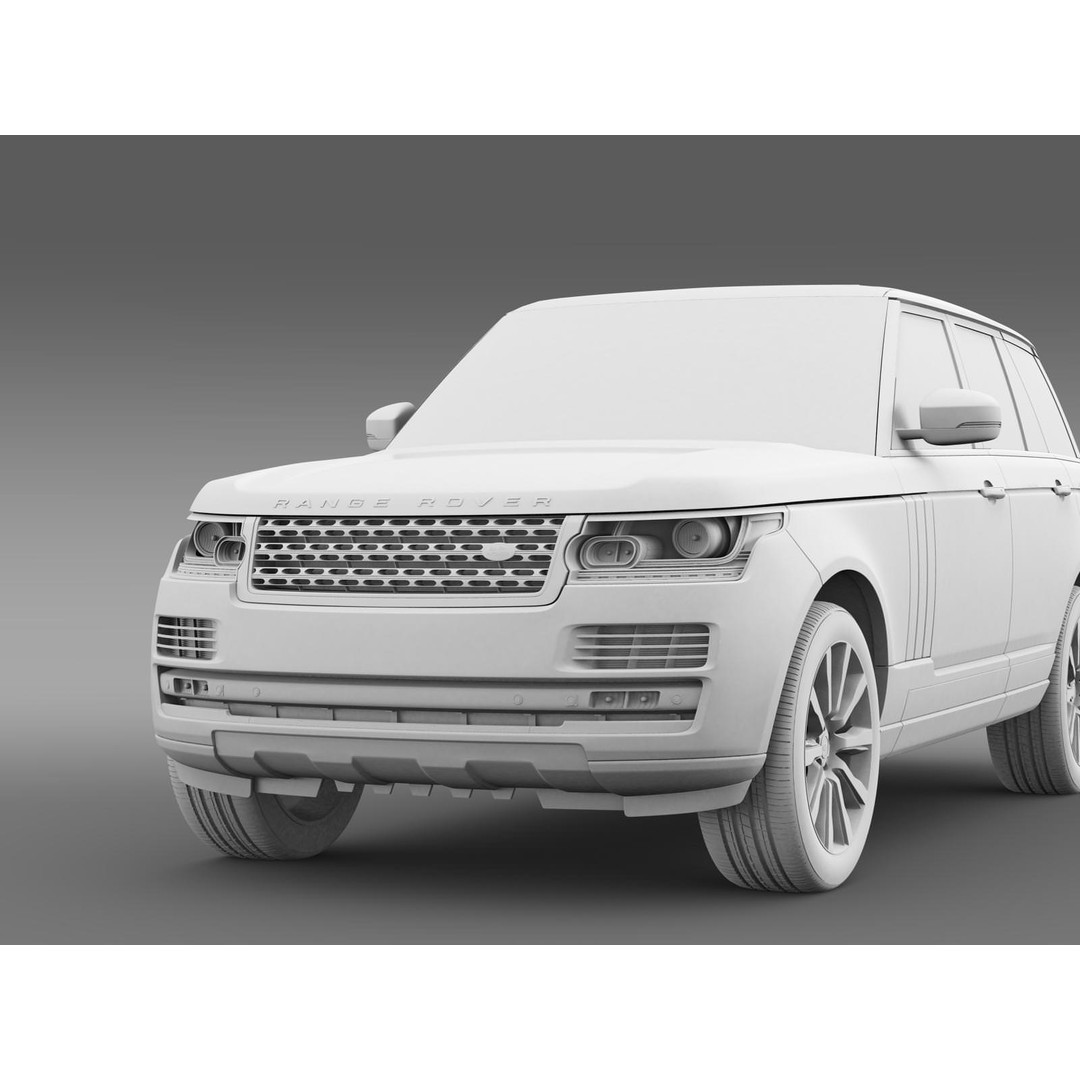Range Rover Vogue SE SDV8 3D Model – High Poly Luxury SUV, FBX, OBJ - View 18