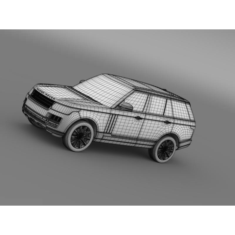 Range Rover Vogue SE SDV8 3D Model – High Poly Luxury SUV, FBX, OBJ - View 19