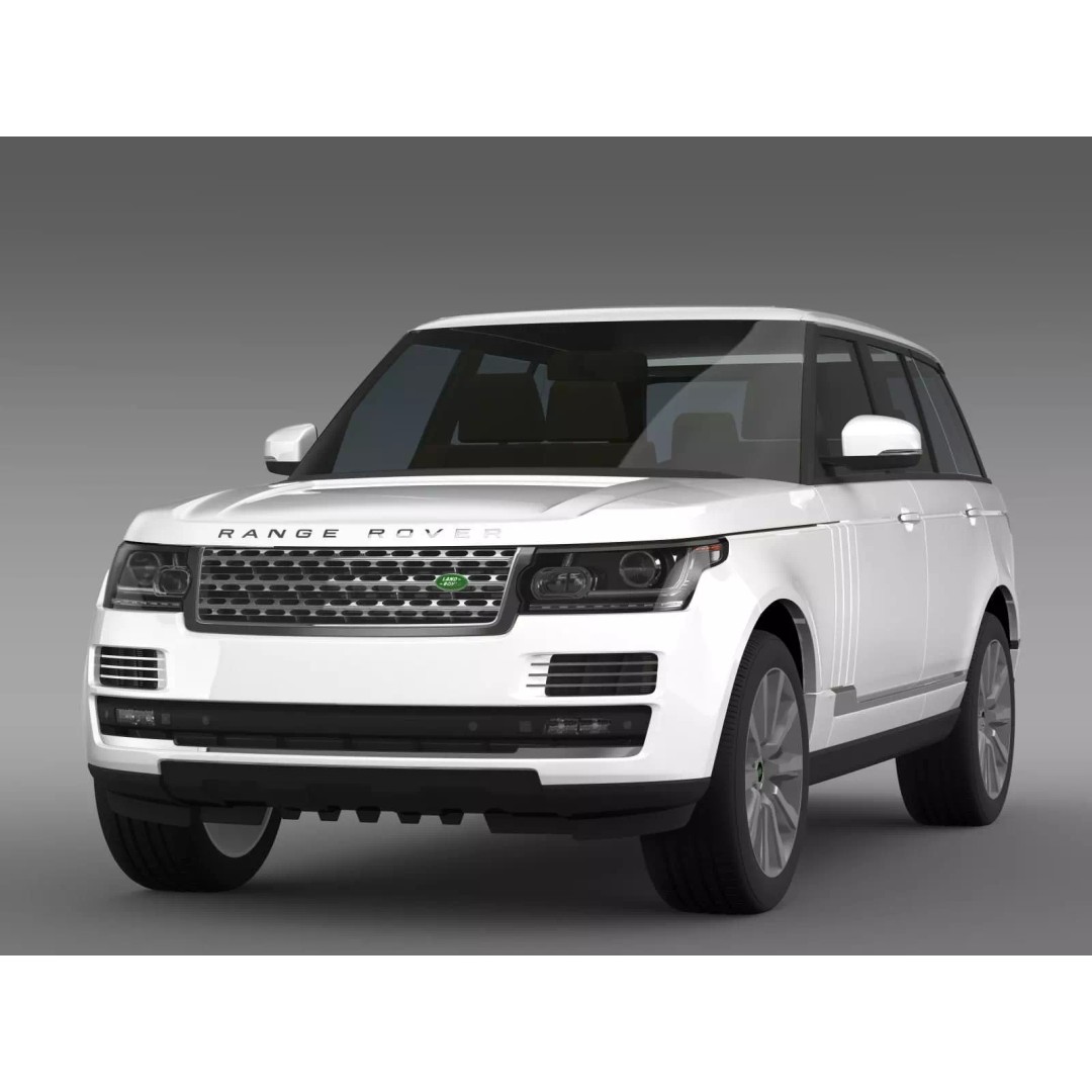 Range Rover Vogue SE SDV8 3D Model – High Poly Luxury SUV, FBX, OBJ - View 2