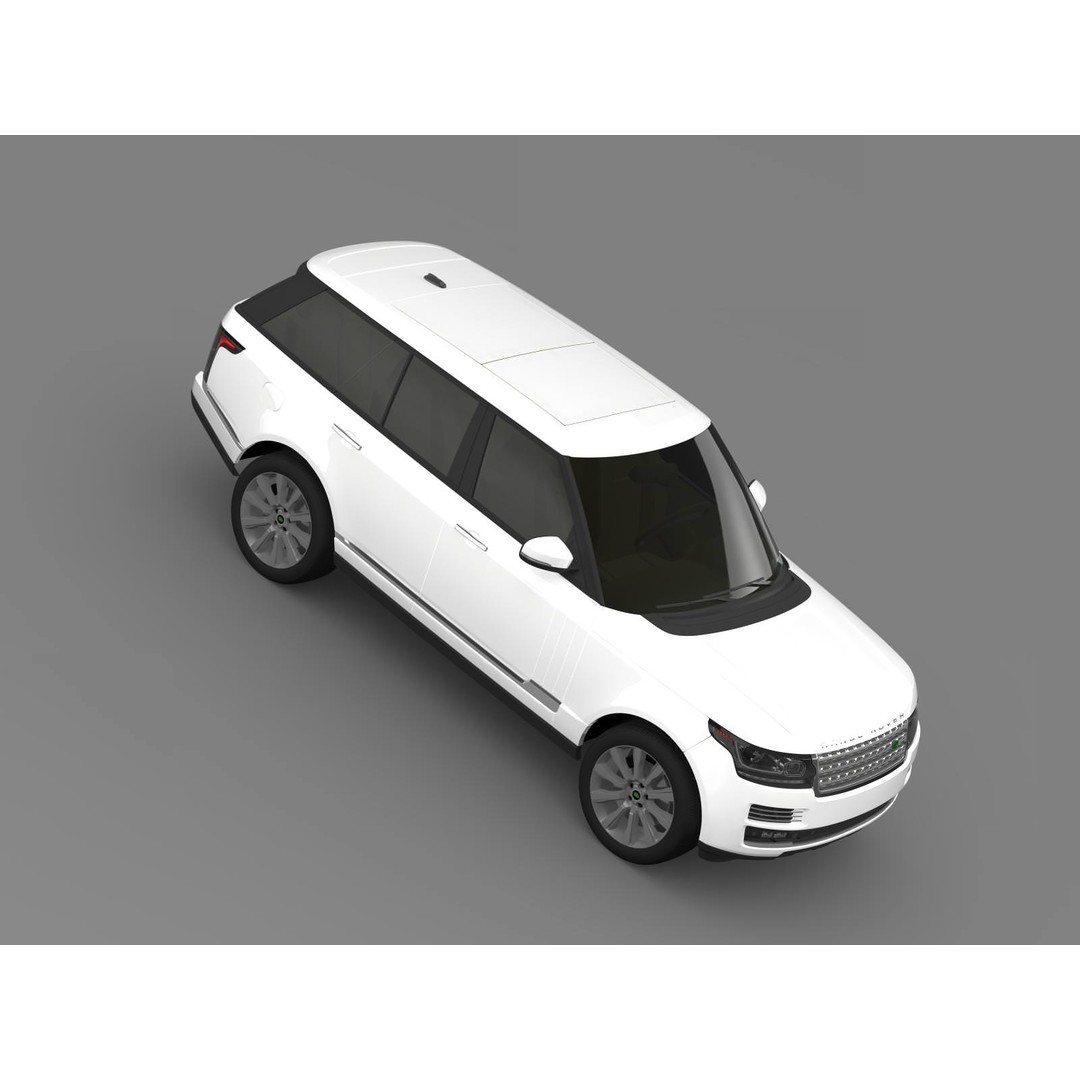 Range Rover Vogue SE SDV8 3D Model – High Poly Luxury SUV, FBX, OBJ - View 20