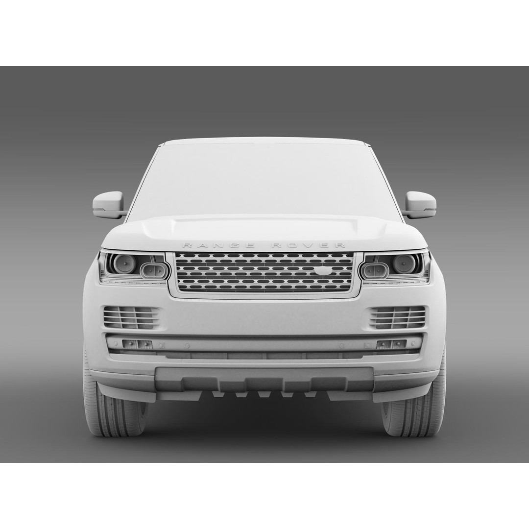 Range Rover Vogue SE SDV8 3D Model – High Poly Luxury SUV, FBX, OBJ - View 21