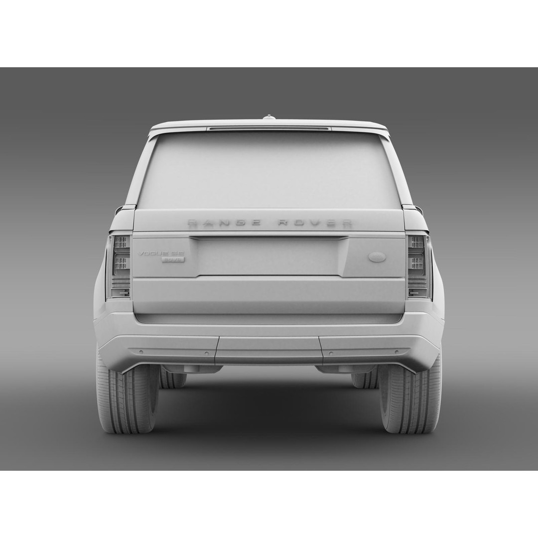 Range Rover Vogue SE SDV8 3D Model – High Poly Luxury SUV, FBX, OBJ - View 23