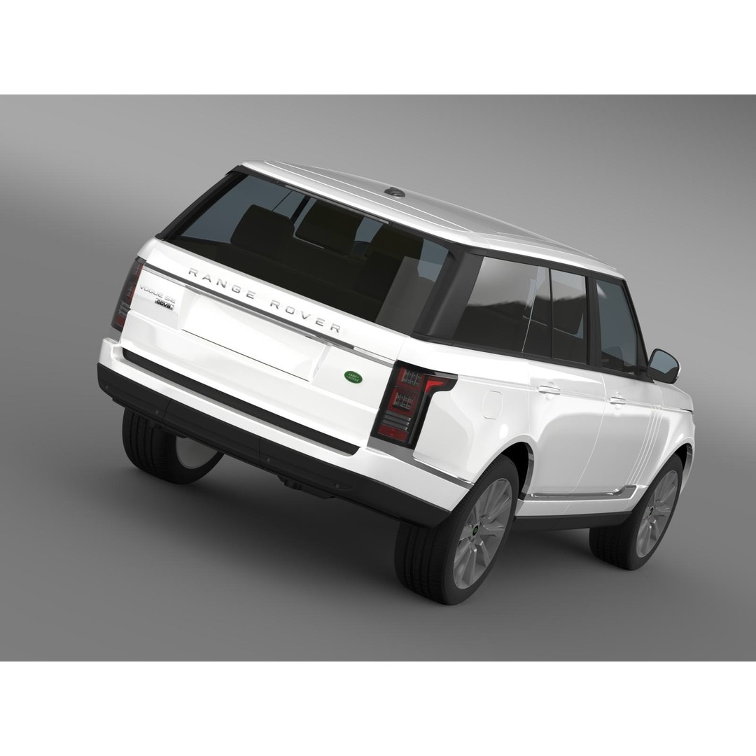 Range Rover Vogue SE SDV8 3D Model – High Poly Luxury SUV, FBX, OBJ - View 5