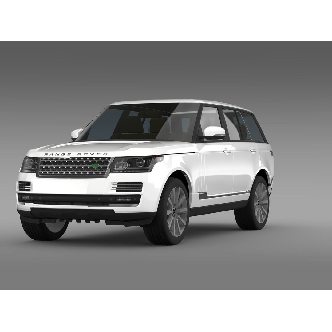 Range Rover Vogue SE SDV8 3D Model – High Poly Luxury SUV, FBX, OBJ - View 6