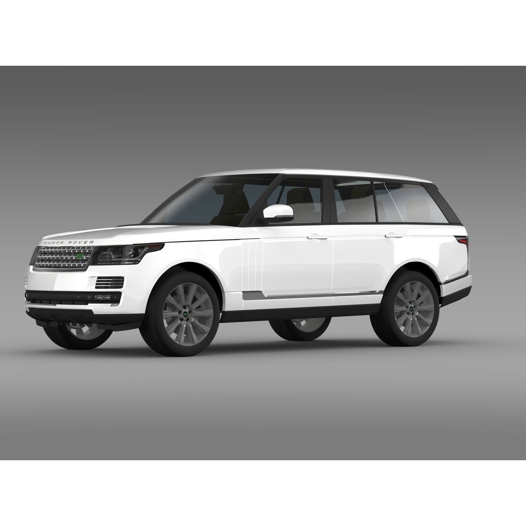 Range Rover Vogue SE SDV8 3D Model – High Poly Luxury SUV, FBX, OBJ - View 7