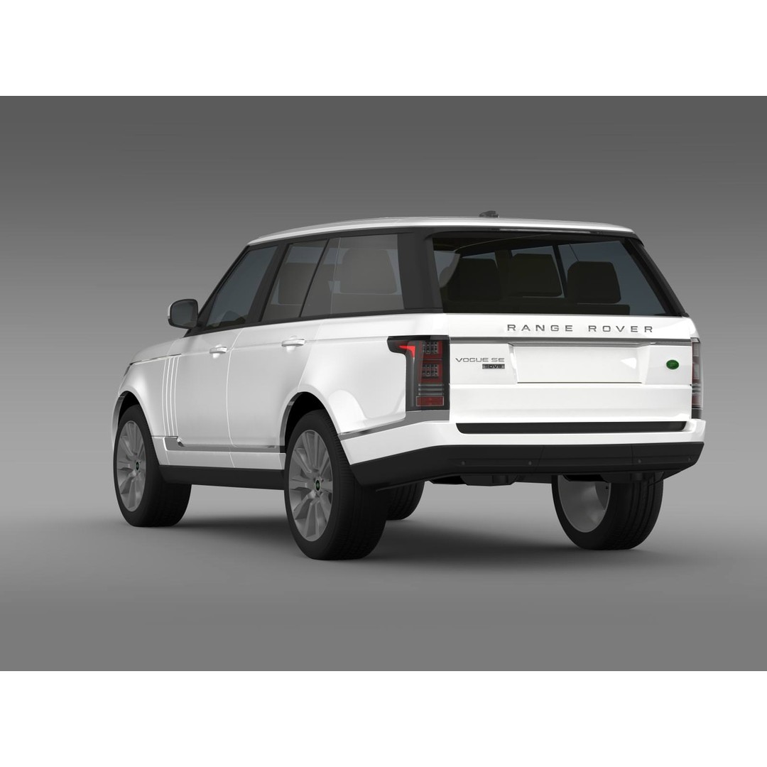 Range Rover Vogue SE SDV8 3D Model – High Poly Luxury SUV, FBX, OBJ - View 8