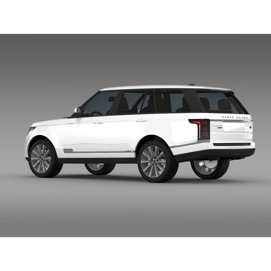 Range Rover Vogue SE SDV8 3D Model – High Poly Luxury SUV, FBX, OBJ - View 9