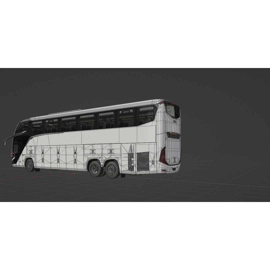 Marcopolo G8 1600 LD 2023 3D Model – High Poly Bus with PBR Textures