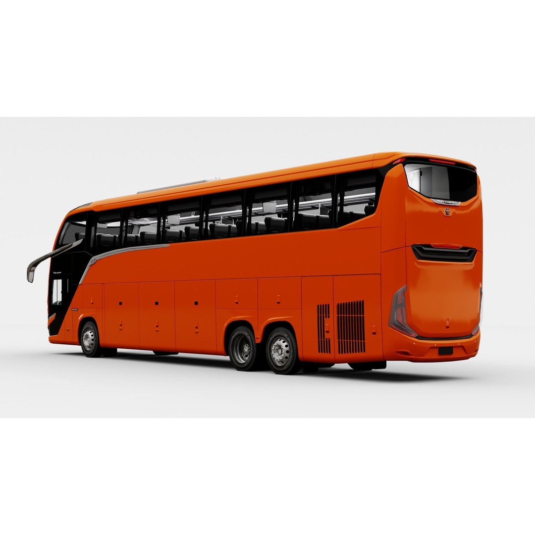 Marcopolo G8 1600 LD 2023 3D Model – High Poly Bus with PBR Textures - View 11