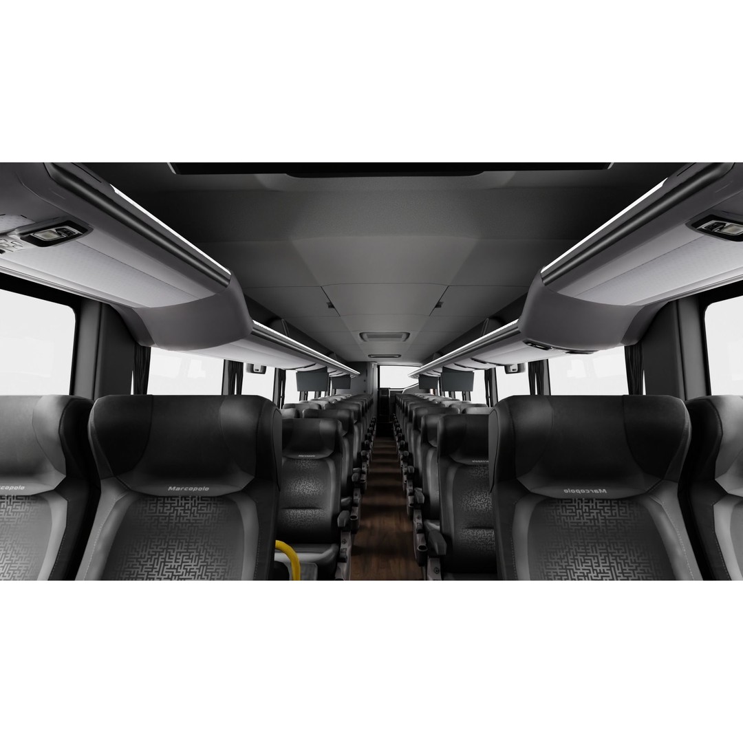 Marcopolo G8 1600 LD 2023 3D Model – High Poly Bus with PBR Textures - View 16