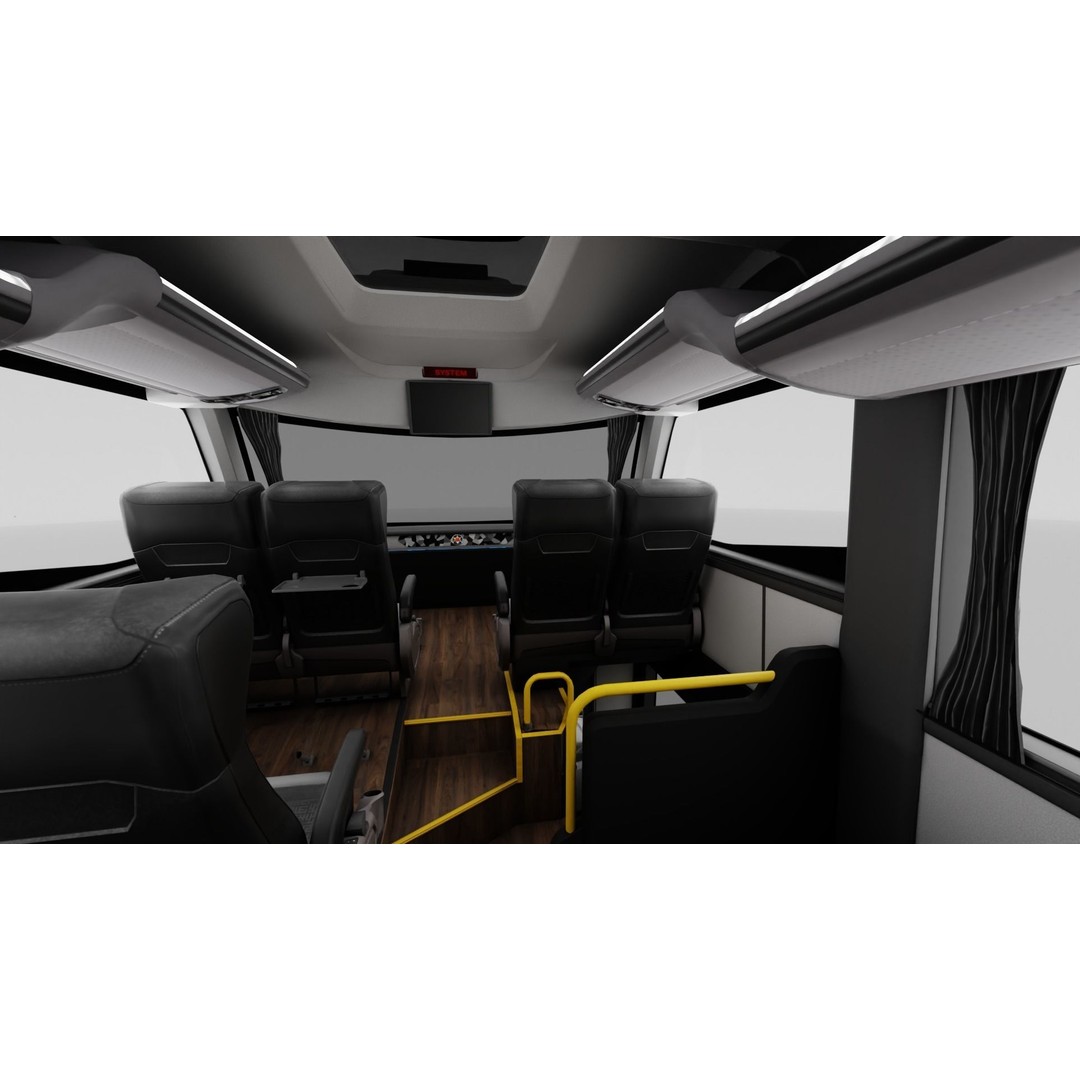 Marcopolo G8 1600 LD 2023 3D Model – High Poly Bus with PBR Textures - View 19