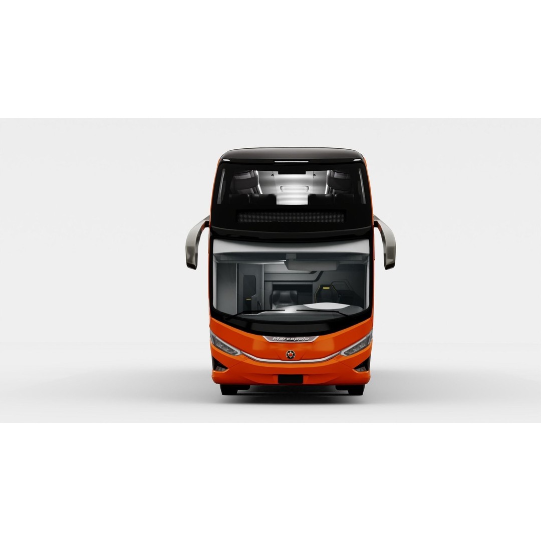 Marcopolo G8 1600 LD 2023 3D Model – High Poly Bus with PBR Textures - View 9