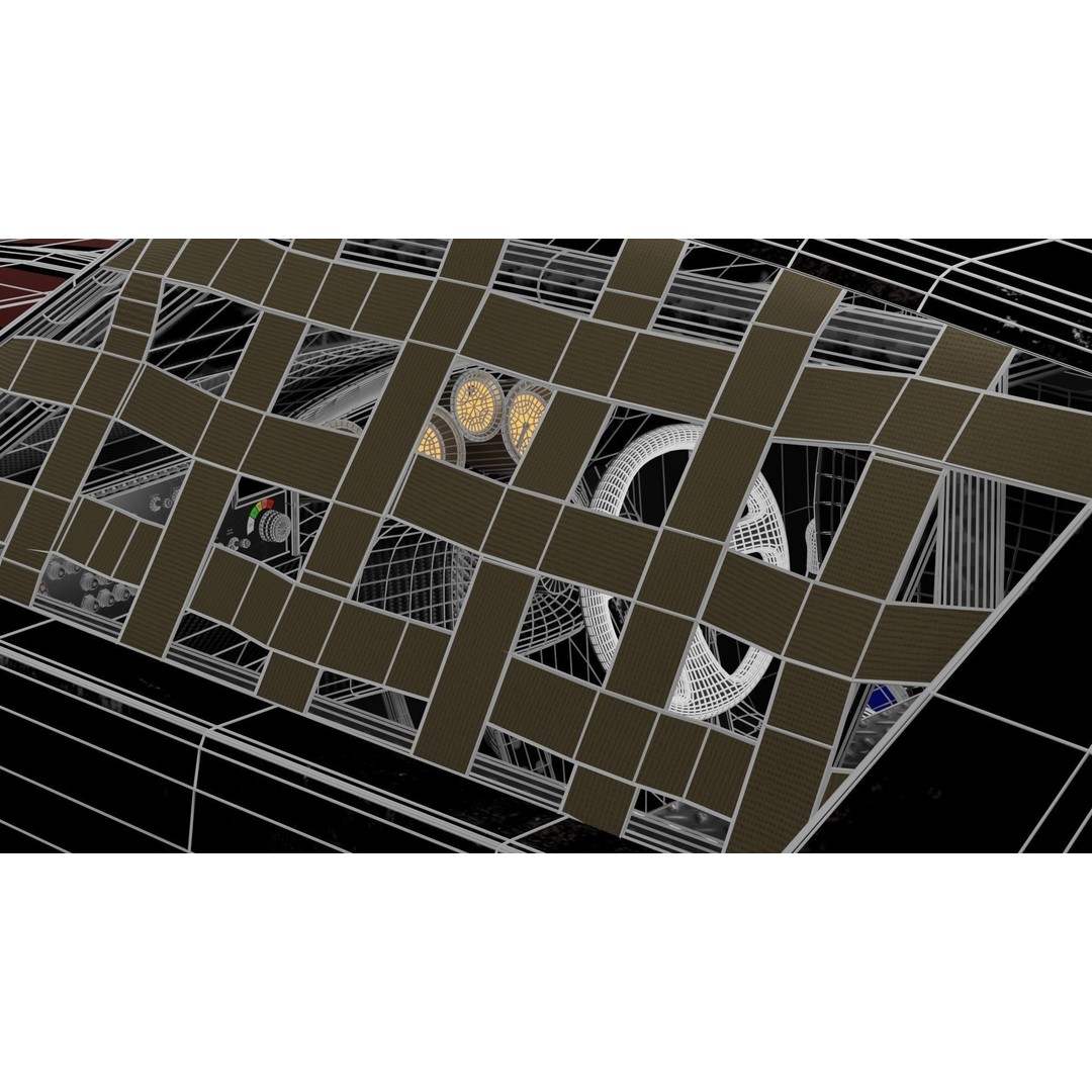 Cyberpunk Car 3D Model – Low Poly Game Asset, FBX, PBR Textures - View 16