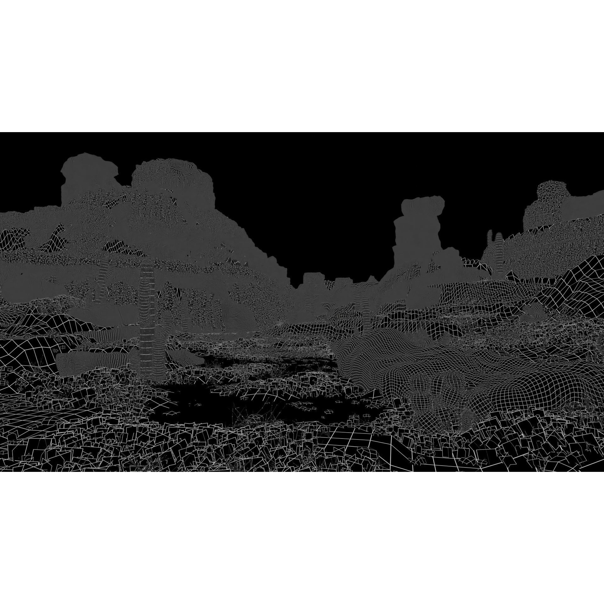 Canyon Scene - Game-Ready 3D Model